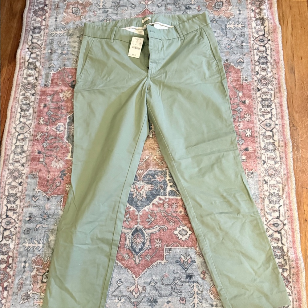 J. Crew Factory Olive Green Women's Trousers